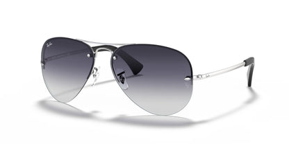 Ray-Ban RB3449 Sunglasses Silver / Grey Gradient