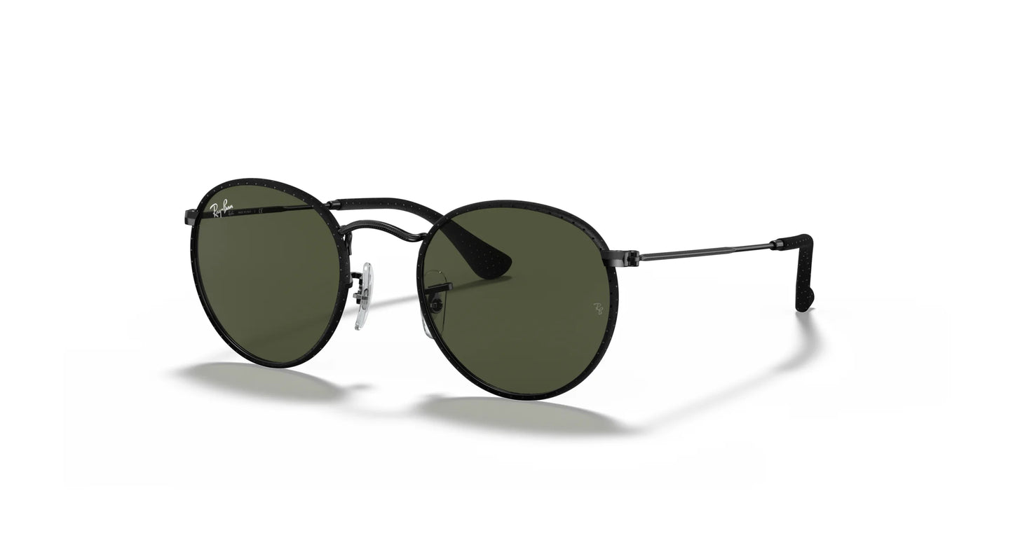 Ray-Ban ROUND CRAFT RB3475Q Sunglasses Black / G-15 Green