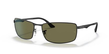 Ray-Ban RB3498 Sunglasses Black / Green