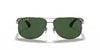 Ray-Ban RB3502 Sunglasses | Size 61 / Gunmetal №004/58 / G-15 Green (Polarized)