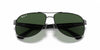 Ray-Ban RB3502 Sunglasses | Size 61 / Gunmetal №004/58 / G-15 Green (Polarized)