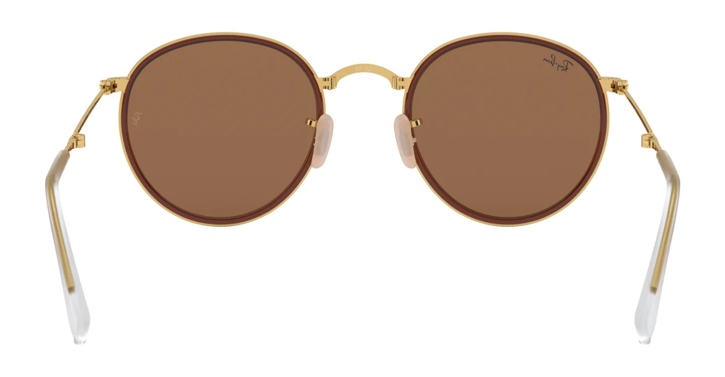 Ray ban round folding sunglasses sales