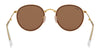 Ray-Ban ROUND FOLDING I RB3517 Sunglasses | Size 51 / Gold №001/Z2 / Copper Flash (2N 18.5%)