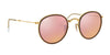 Ray-Ban ROUND FOLDING I RB3517 Sunglasses | Size 51 / Gold №001/Z2 / Copper Flash (2N 18.5%)