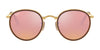 Ray-Ban ROUND FOLDING I RB3517 Sunglasses | Size 51 / Gold №001/Z2 / Copper Flash (2N 18.5%)