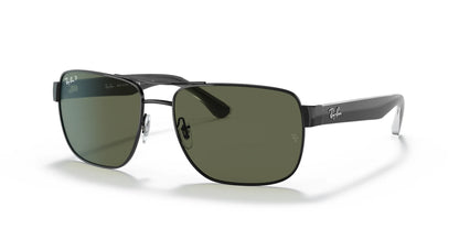 Ray-Ban RB3530 Sunglasses Black / Green
