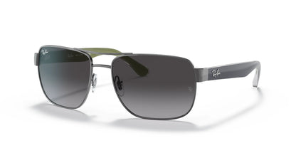 Ray-Ban RB3530 Sunglasses Gunmetal / Grey Gradient