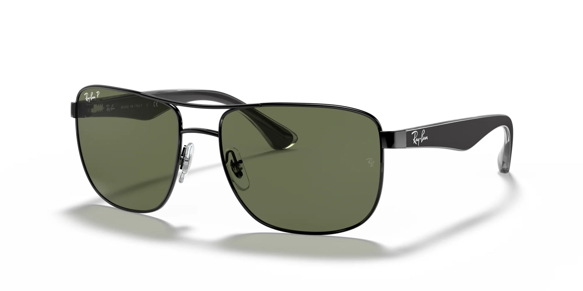 Ray-Ban RB3533 Sunglasses Black / Green