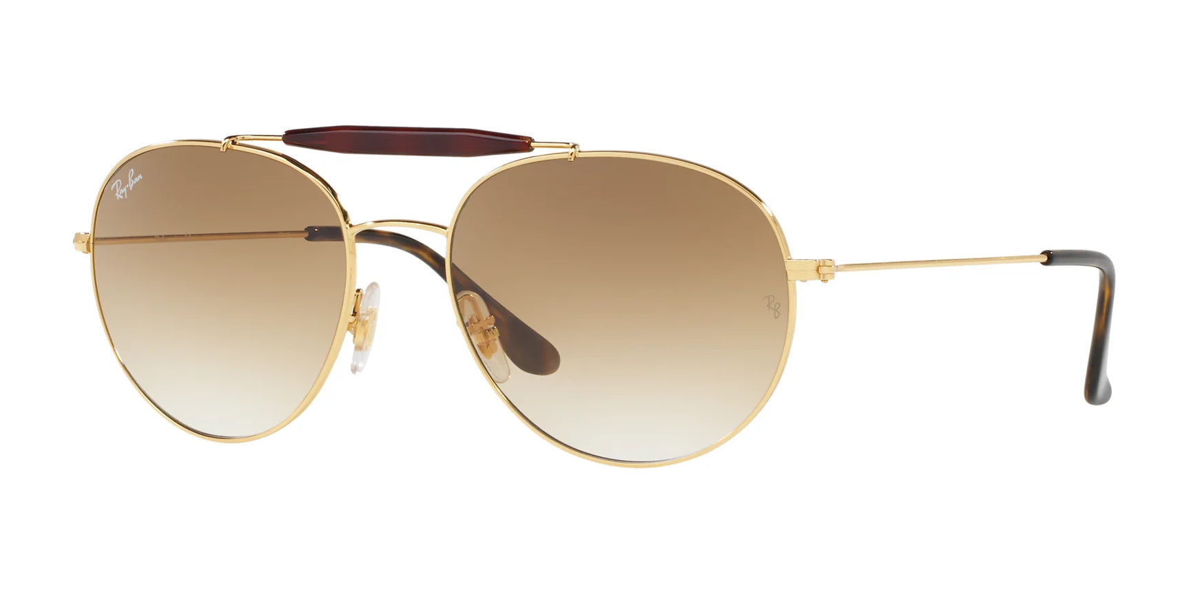 Ray-Ban RB3540 Sunglasses Gold / Light Brown Gradient