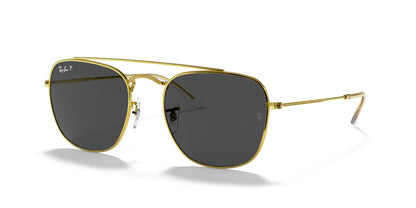 Ray-Ban RB3557 Sunglasses Gold / Black (Polarized)