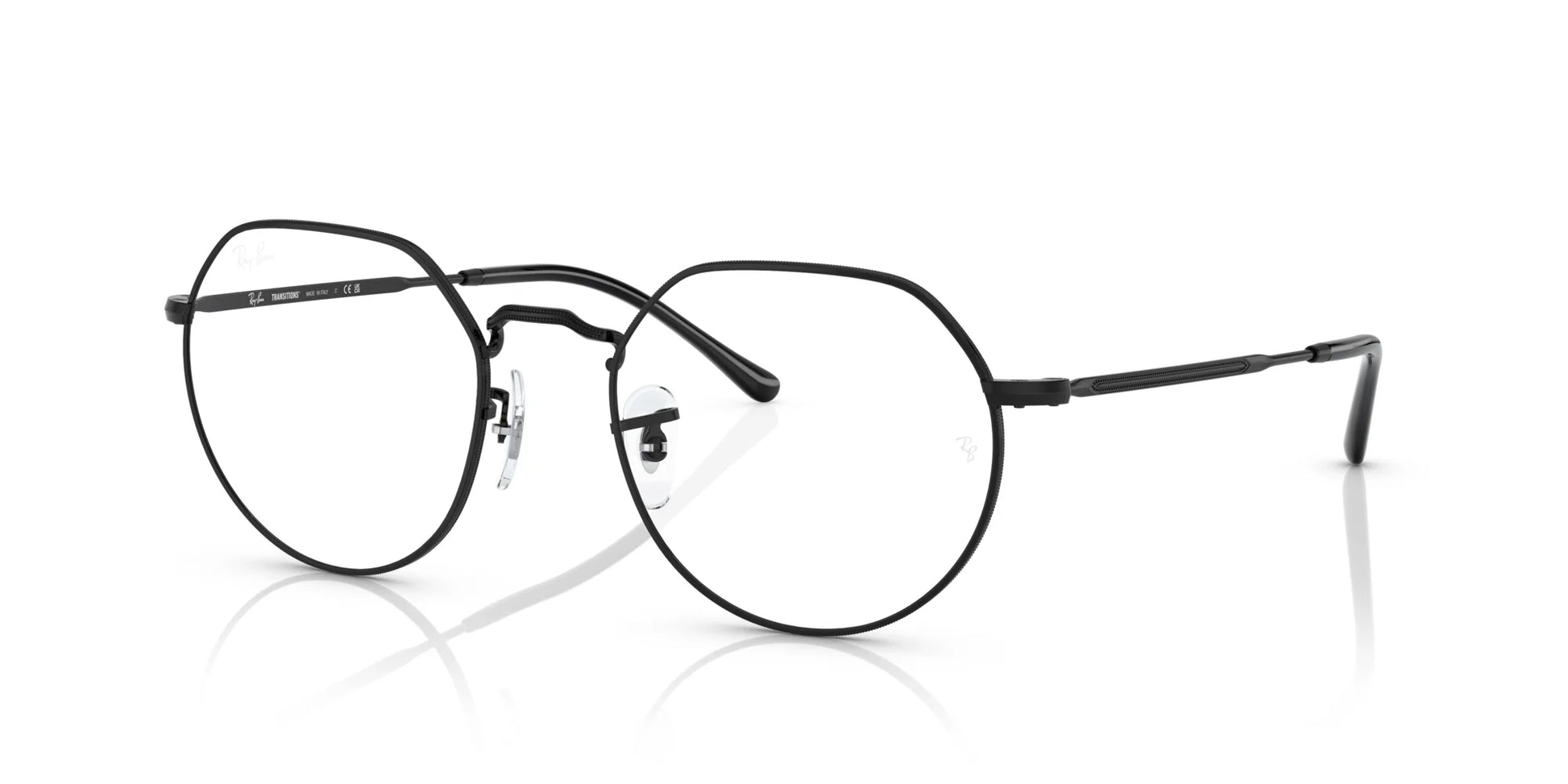 Ray-Ban JACK RB3565 Eyeglasses Black / Clear / Blue