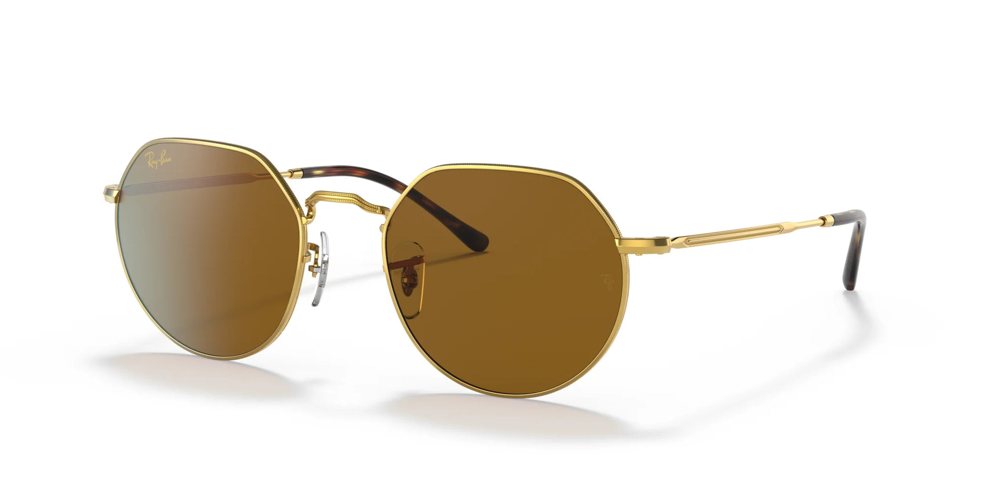 Ray-Ban JACK RB3565 Sunglasses Legend Gold / Brown