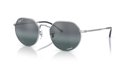 Ray-Ban JACK RB3565 Sunglasses Silver / Dark Blue