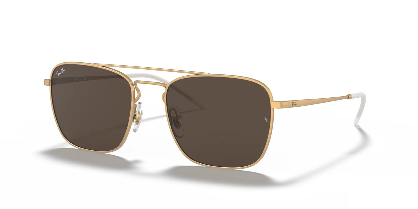 Ray-Ban RB3588 Sunglasses Gold / Dark Brown