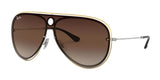 Ray-Ban RB3605N Sunglasses Gold / Brown Gradient Dark Brown