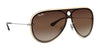 Ray-Ban RB3605N Sunglasses | Size 132 / Gold №909613 / Brown Gradient Dark Brown (3N 16%)