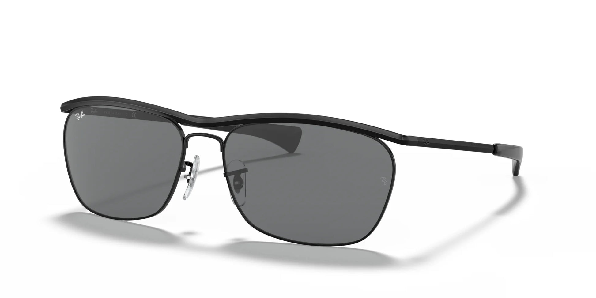 Ray-Ban OLYMPIAN II DELUXE RB3619 Sunglasses Black / Dark Grey
