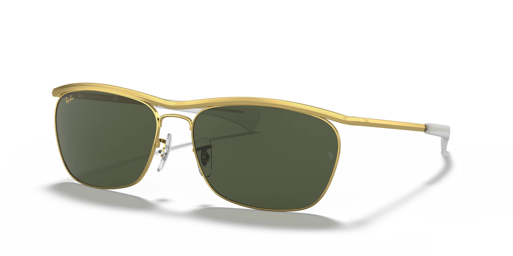 Ray-Ban OLYMPIAN II DELUXE RB3619 Sunglasses Gold / Green