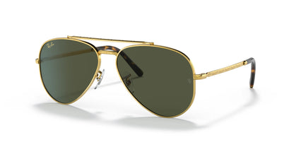 Ray-Ban NEW AVIATOR RB3625 Sunglasses Gold / Green