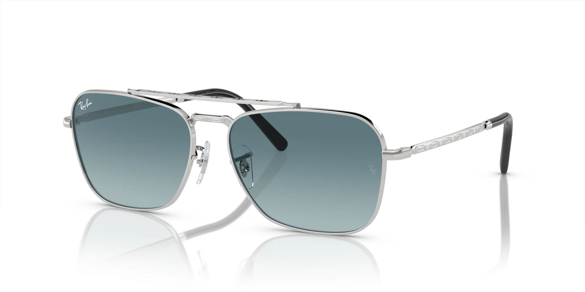 Ray-Ban NEW CARAVAN RB3636 Sunglasses Silver / Blue / Grey