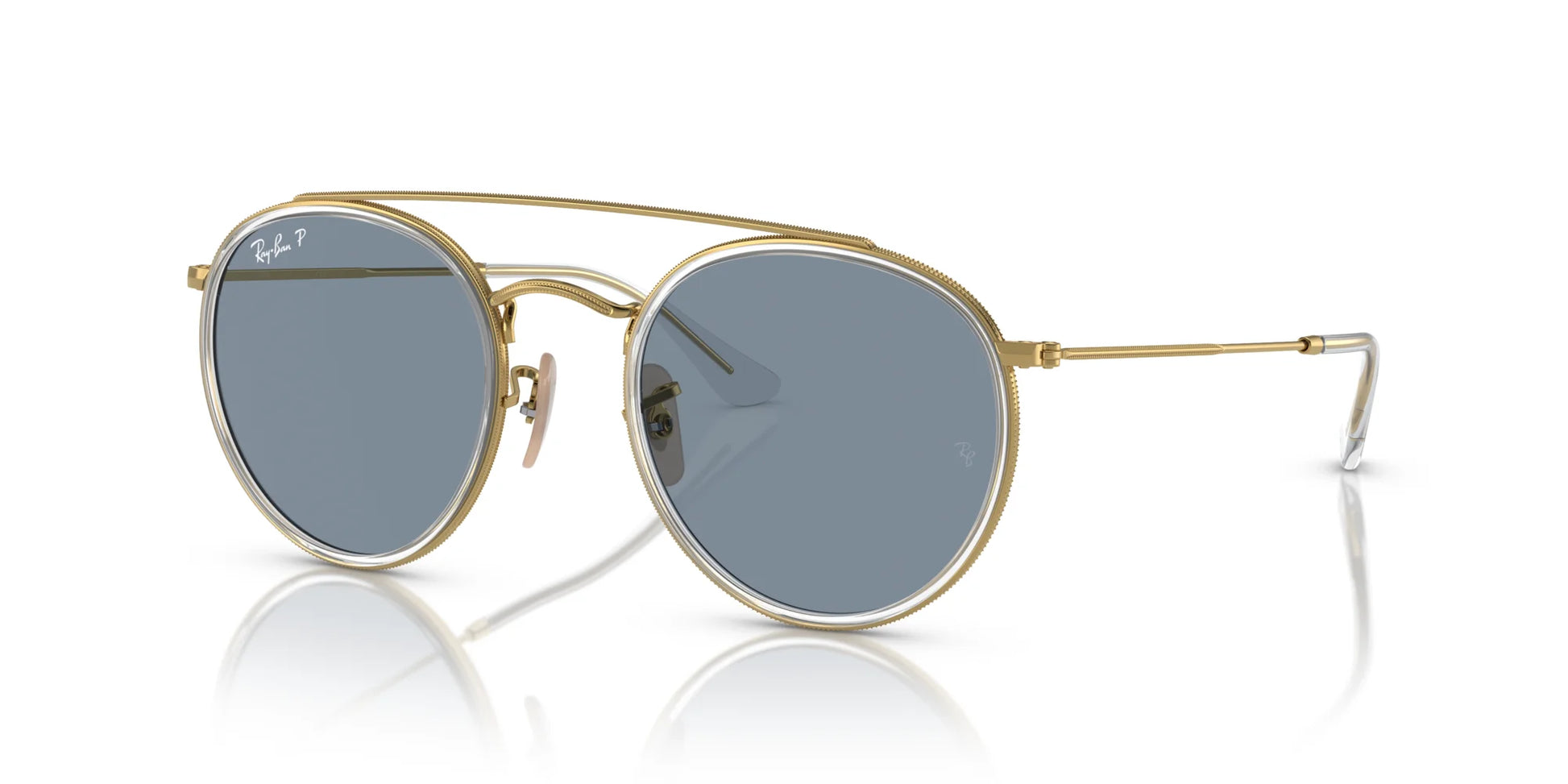 Ray-Ban RB3647N Sunglasses Gold / Blue