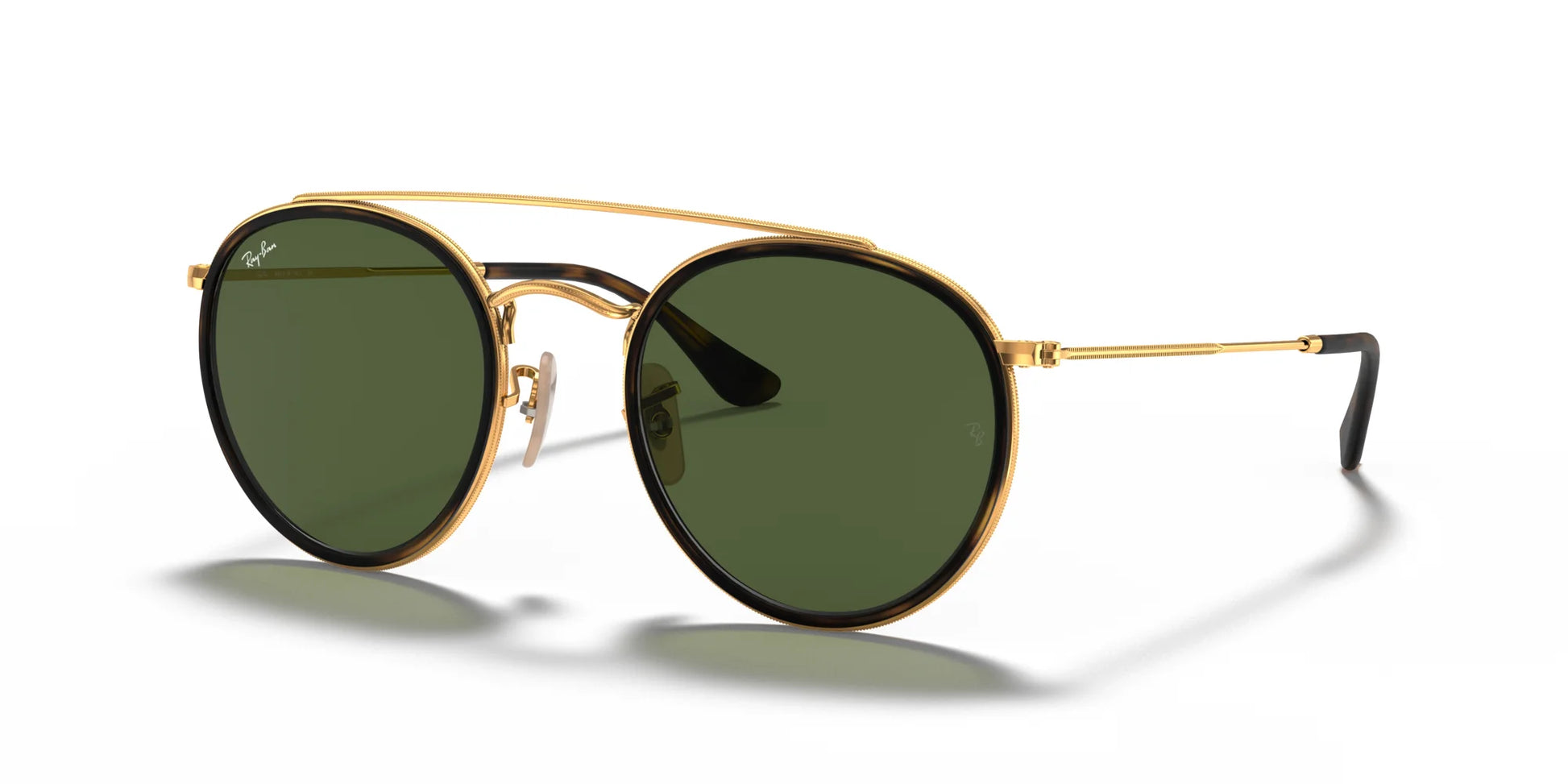 Ray-Ban RB3647N Sunglasses Gold / Green