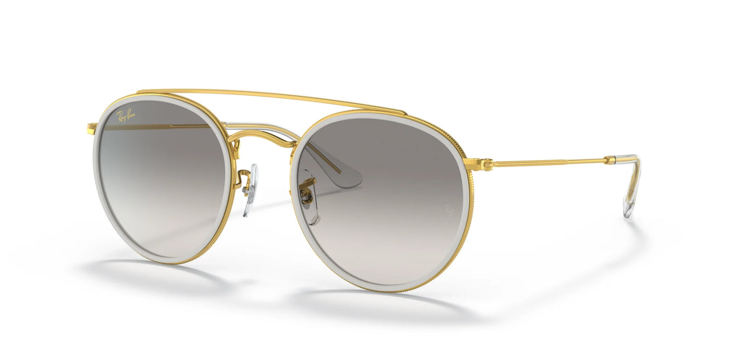Ray-Ban RB3647N Sunglasses Gold / Clear Grey