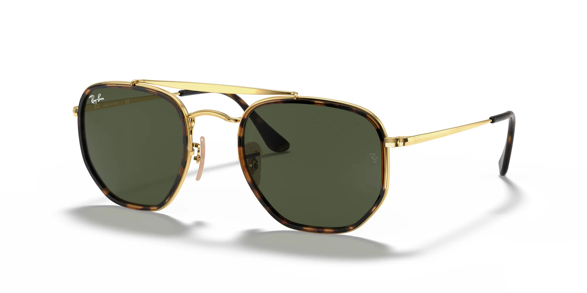 Ray-Ban THE MARSHAL II RB3648M Sunglasses Gold / G-15 Green