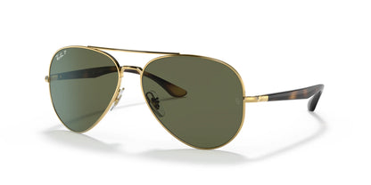 Ray-Ban RB3675 Sunglasses Gold / Green