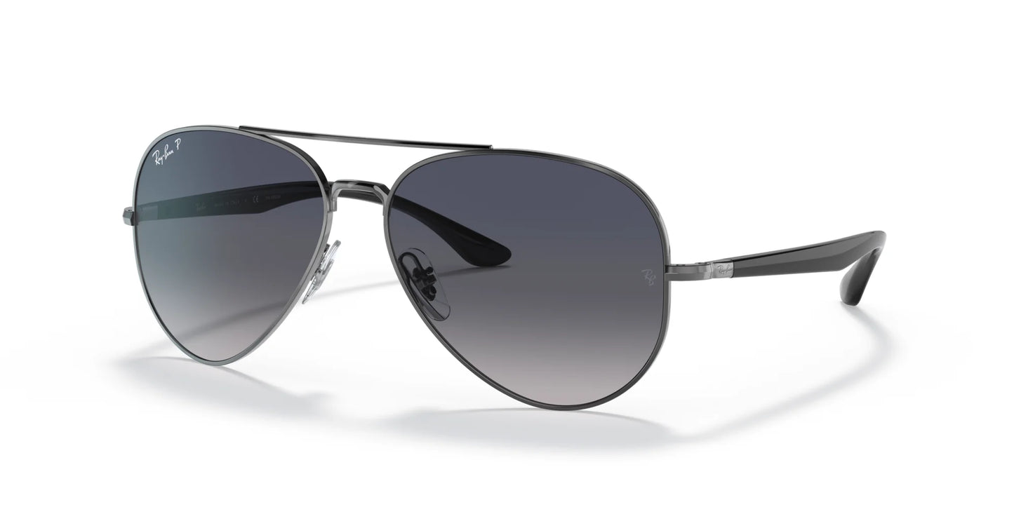 Ray-Ban RB3675 Sunglasses Gunmetal / Blue / Grey