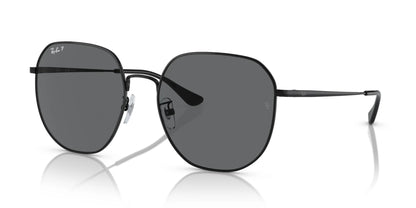 Ray-Ban RB3680D Sunglasses Black / Dark Grey (Polarized)