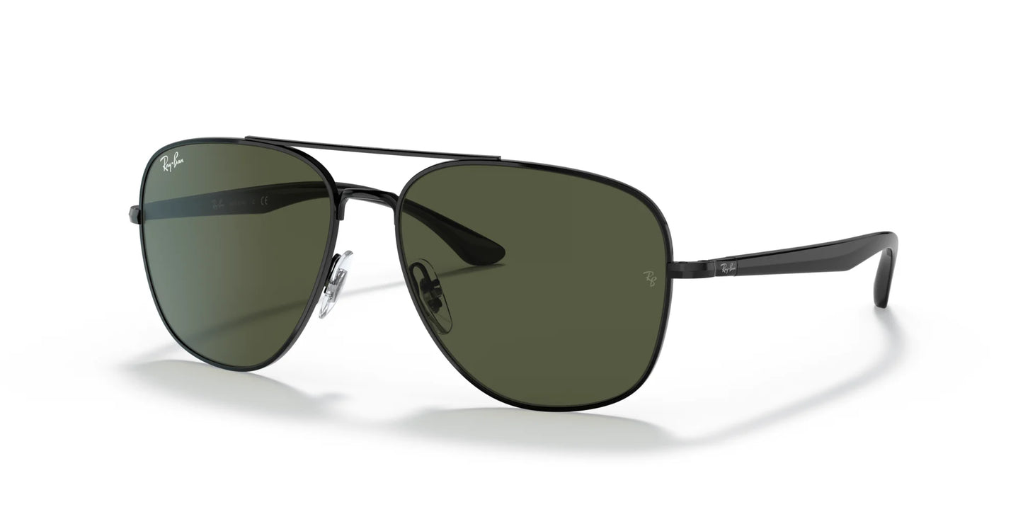 Ray-Ban RB3683 Sunglasses Black / G-15 Green