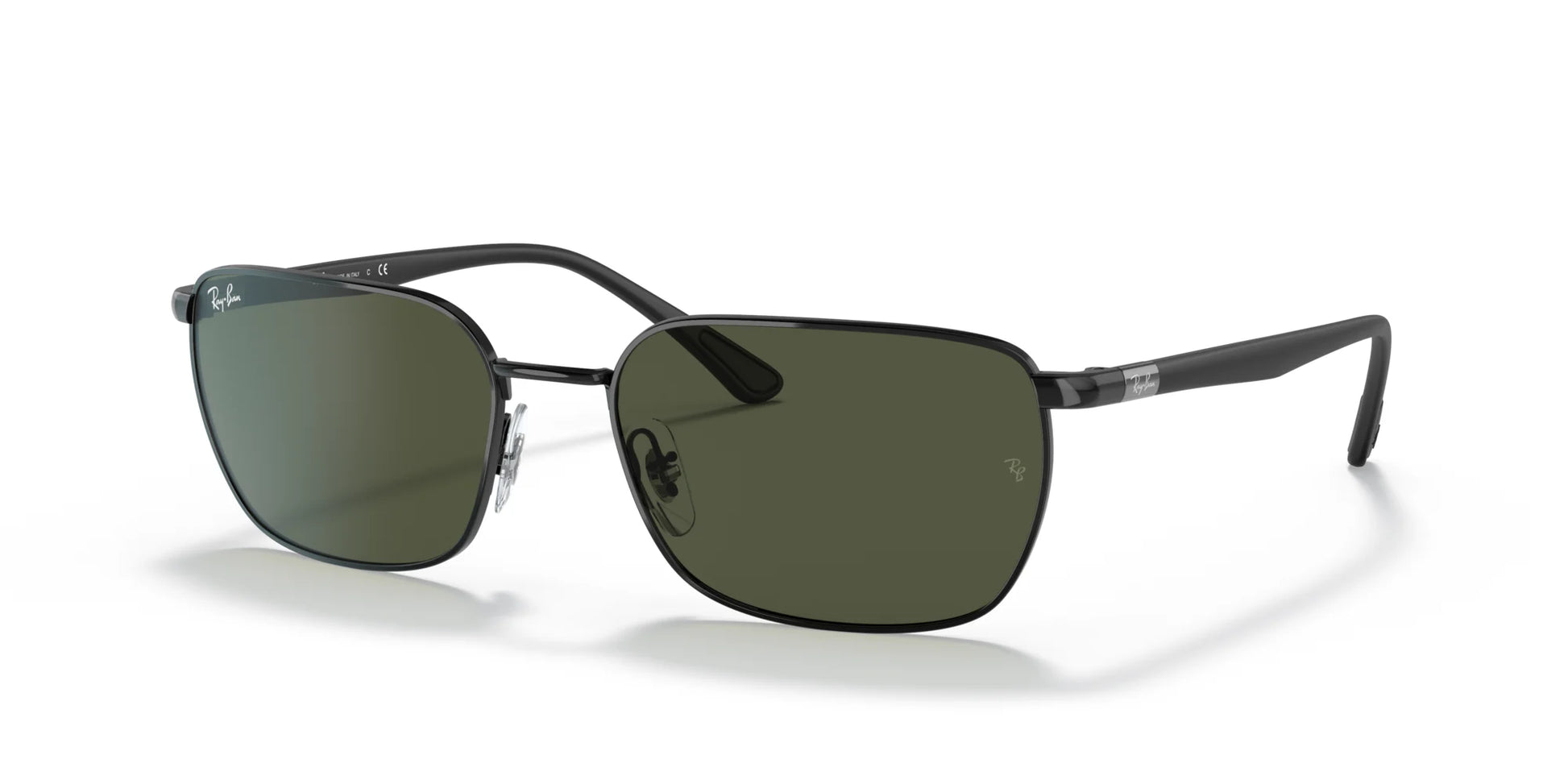 Ray-Ban RB3684 Sunglasses Black / G-15 Green