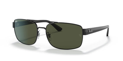 Ray-Ban RB3687 Sunglasses Black / Green