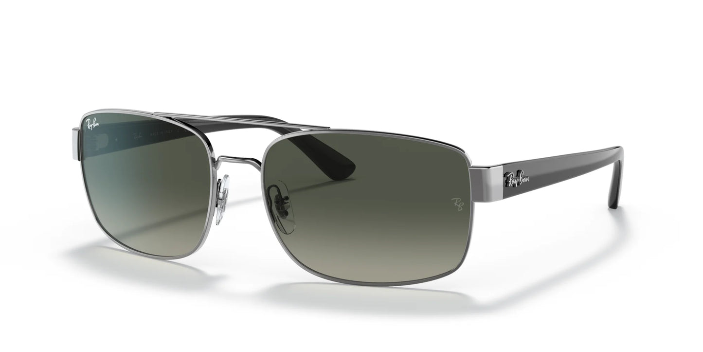 Ray-Ban RB3687 Sunglasses Gunmetal / Grey Gradient