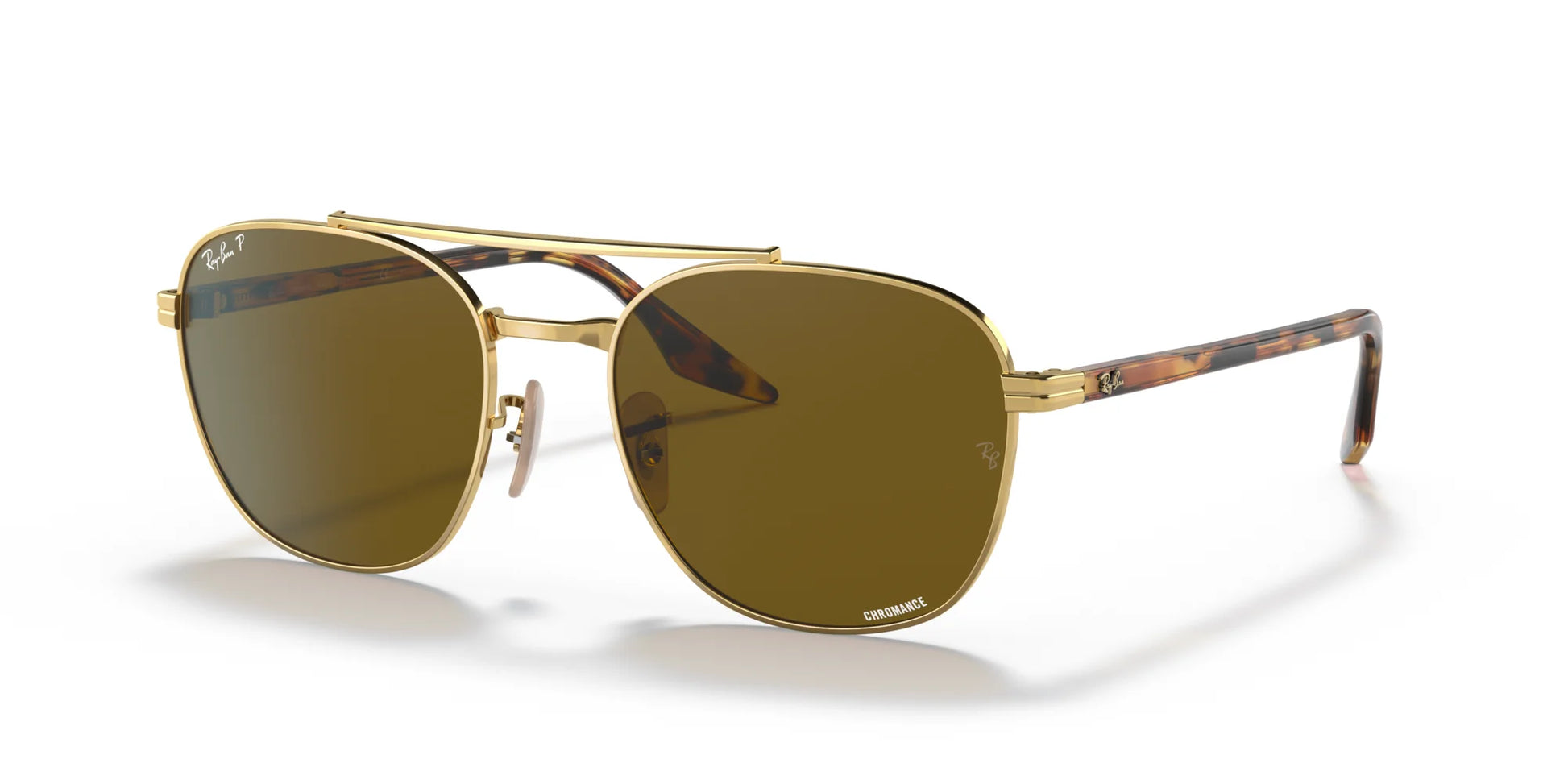 Ray-Ban RB3688 Sunglasses Gold / Brown