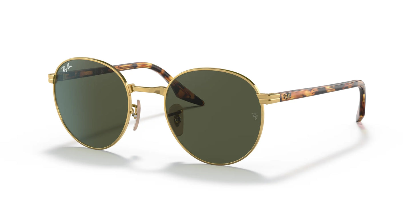 Ray-Ban RB3691 Sunglasses Gold / Green