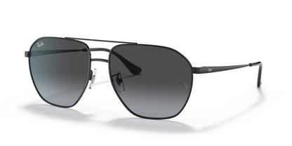 Ray-Ban RB3692D Sunglasses Black / Grey Gradient
