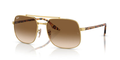 Ray-Ban RB3699 Sunglasses Gold / Brown
