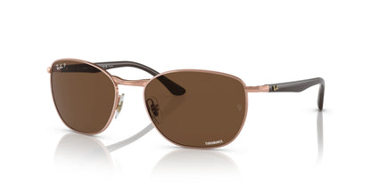 Ray-Ban RB3702 Sunglasses Rose Gold / Brown