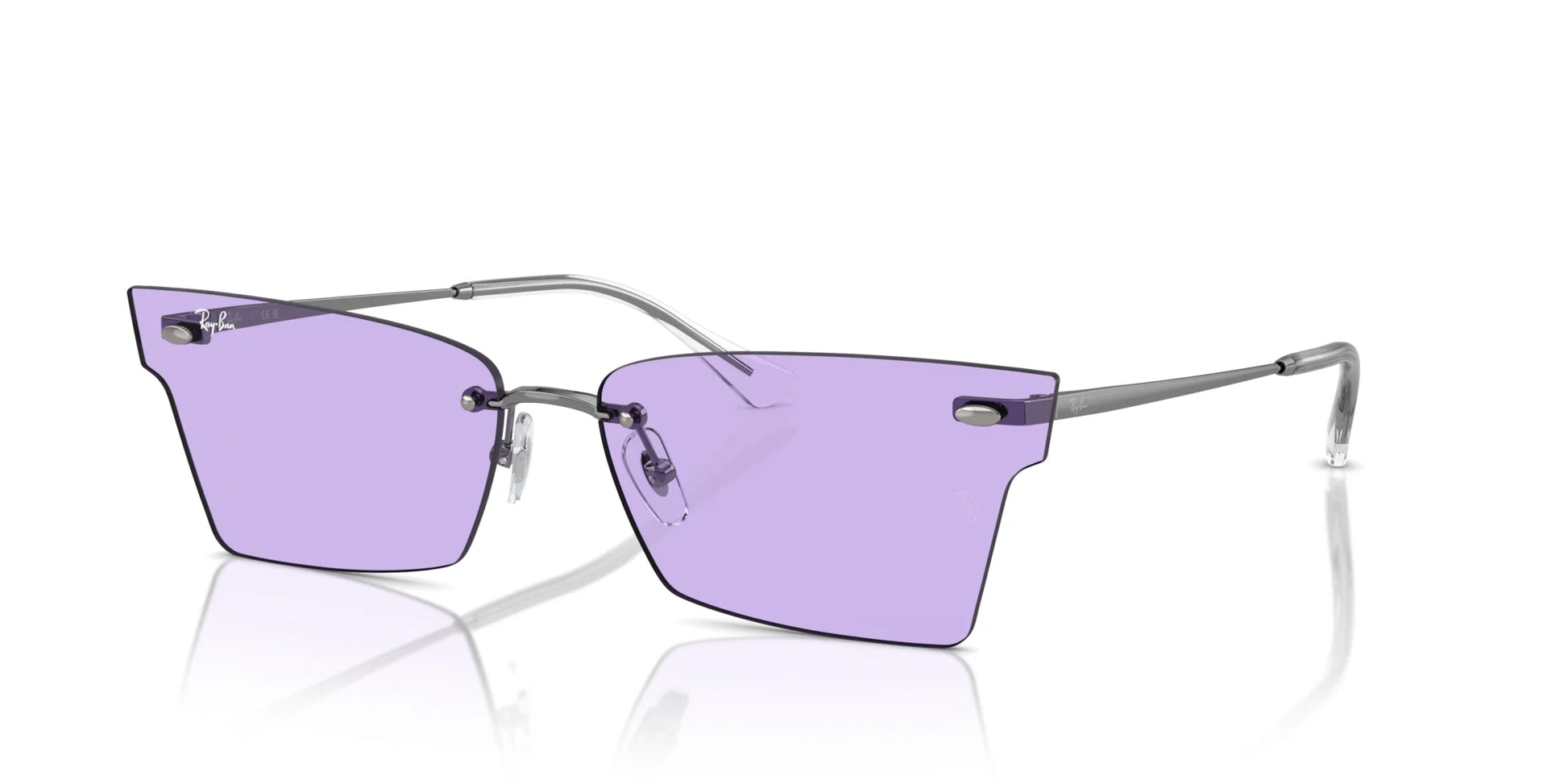 Ray-Ban XIME RB3730 Sunglasses Gunmetal / Violet