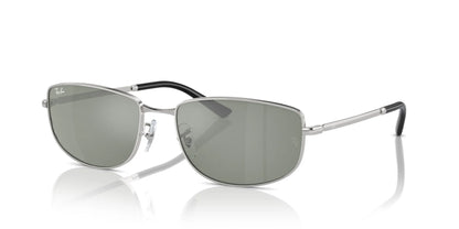 Ray-Ban RB3732 Sunglasses Silver / Green & Silver