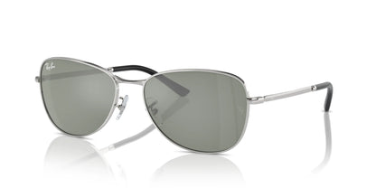 Ray-Ban RB3733 Sunglasses Silver / Green