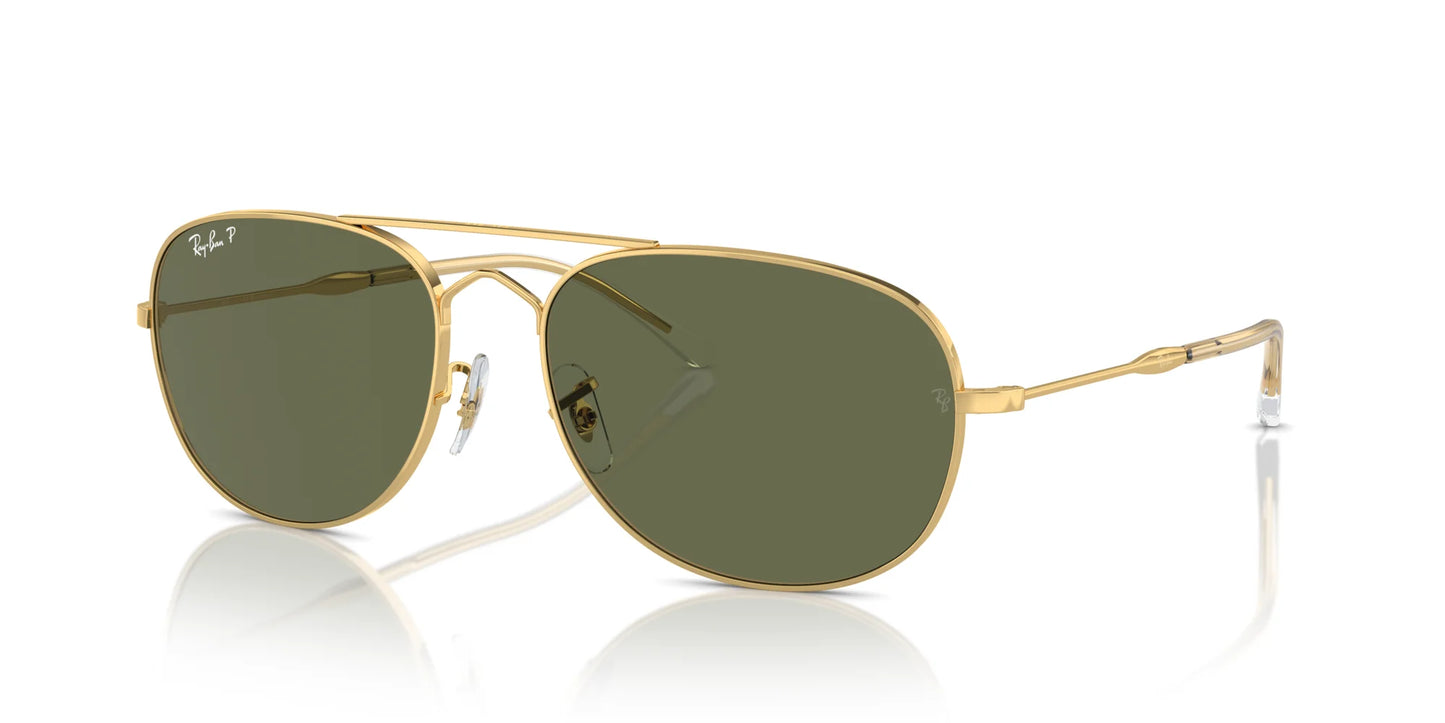 Ray-Ban BAIN BRIDGE RB3735 Sunglasses Gold / Green (Polarized)