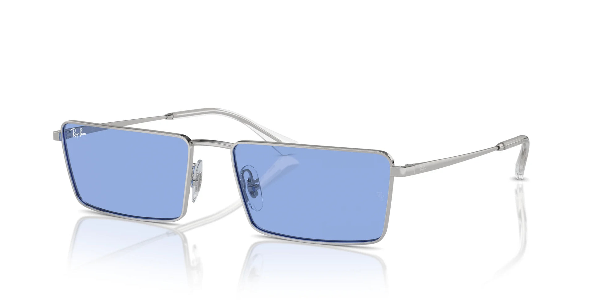 Ray-Ban EMY RB3741 Sunglasses Silver / Blue