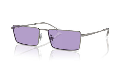 Ray-Ban EMY RB3741 Sunglasses Gunmetal / Violet