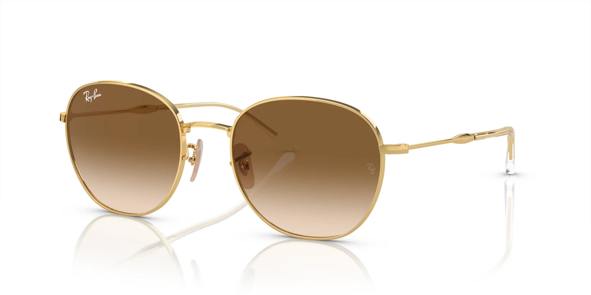 Ray-Ban RB3809 Sunglasses Gold / Light Brown