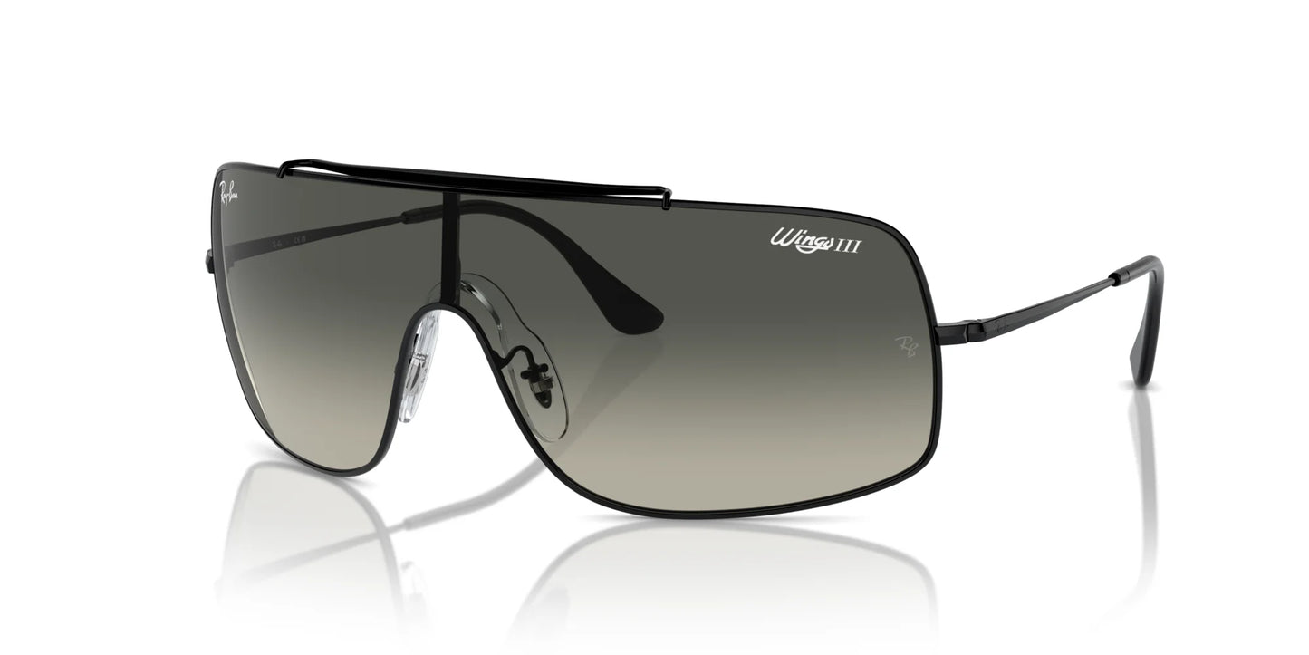 Ray-Ban WINGS III RB3897 Sunglasses Black / Grey
