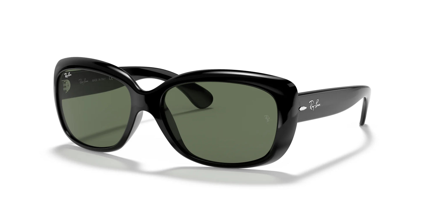 Ray-Ban JACKIE OHH RB4101 Sunglasses Black / Dark Green