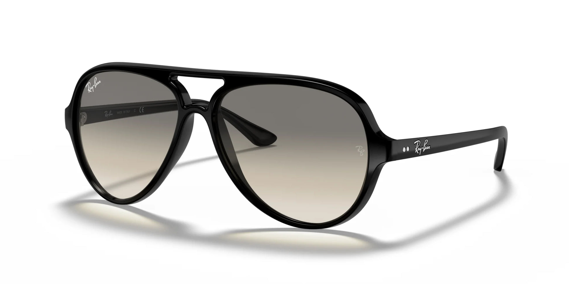 Ray-Ban CATS 5000 RB4125 Sunglasses Black / Light Grey Gradient